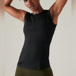 Elegant Black Sleeveless Muscle Tee